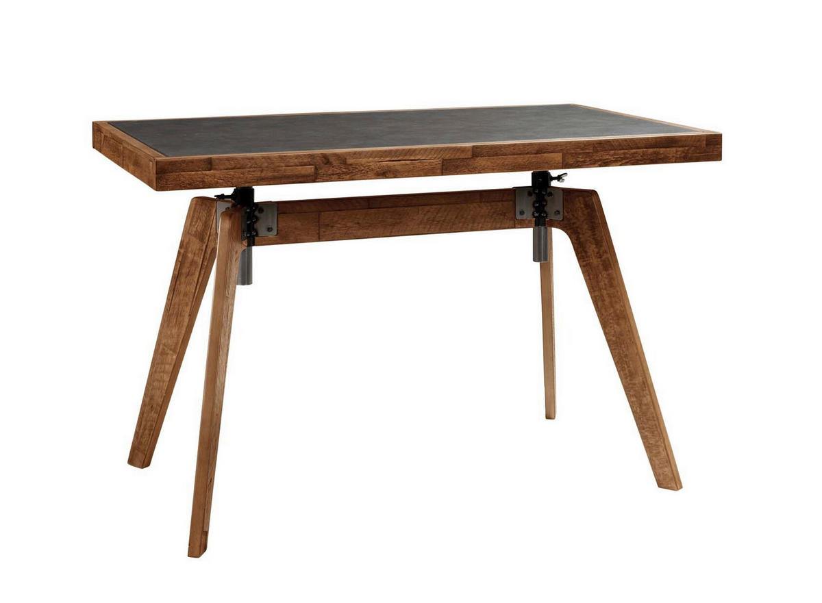 SCHREIBTISCH  in Akaziefarben  - Akaziefarben, Design, Holz/Textil (120/72-88/70cm) - Hasena