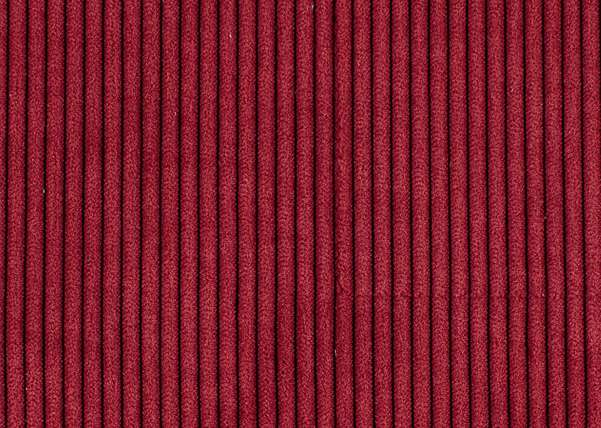 SCHLAFSOFA in Cord, Velours Rot  - Rot/Schwarz, KONVENTIONELL, Textil/Metall (188/84-105/100cm) - Bali