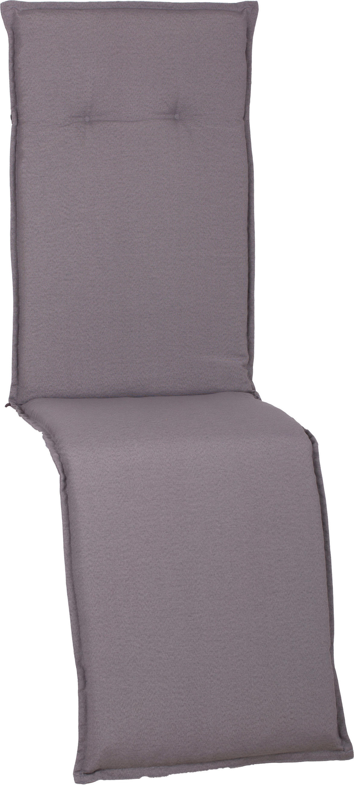 Gardenson Relaxsesselauflage Hellgrau 46x8x170 cm