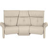 TRAPEZSOFA in Echtleder Creme  - Creme, KONVENTIONELL, Leder (208/107/103cm) - Himolla Komfortklass