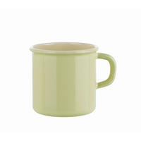 KAFFEEBECHER Classic bunt  375 ml   - Gelb, Basics, Metall (0,375l) - Riess