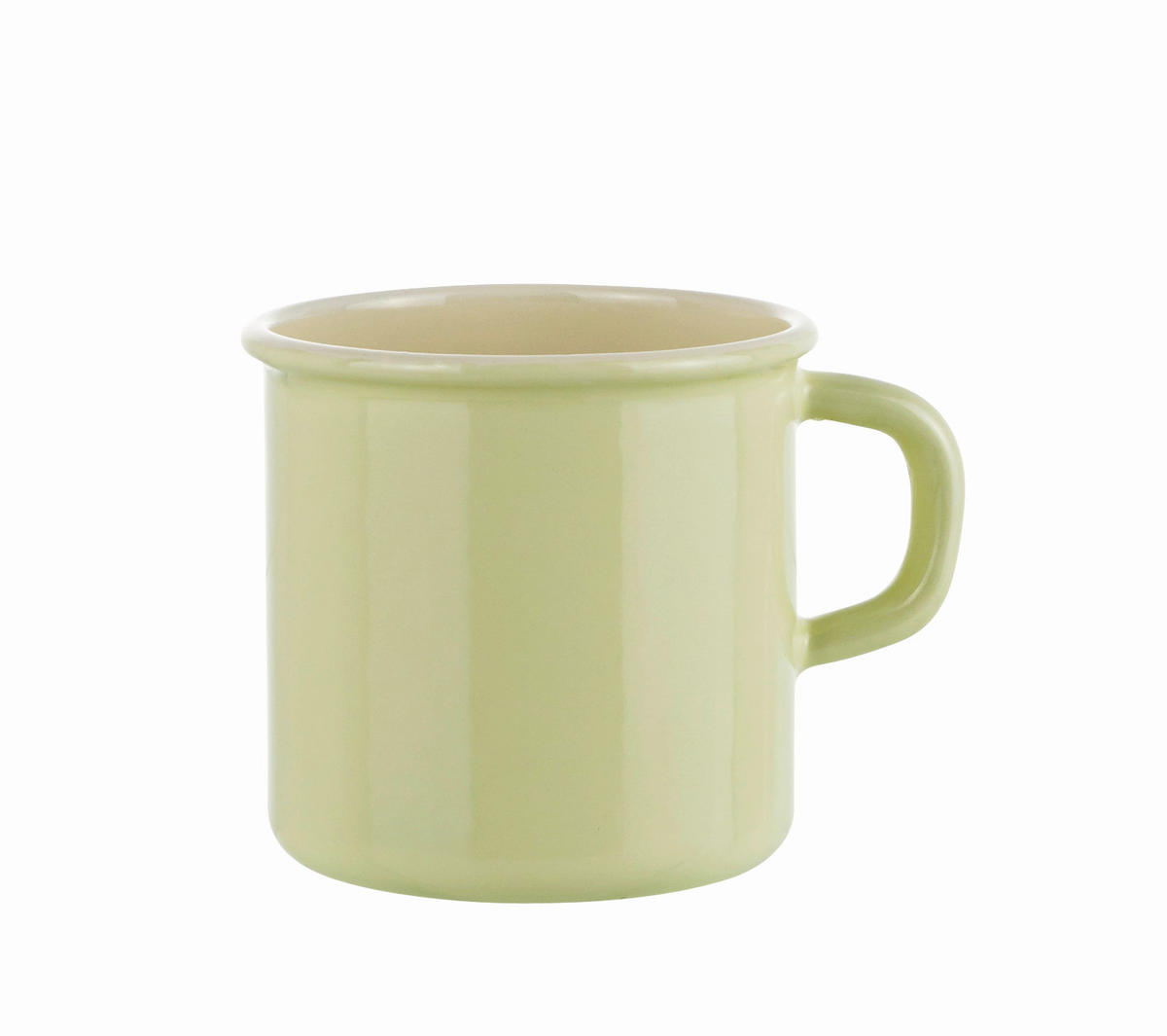 KAFFEEBECHER Classic bunt  375 ml   - Gelb, Basics, Metall (0,375l) - Riess