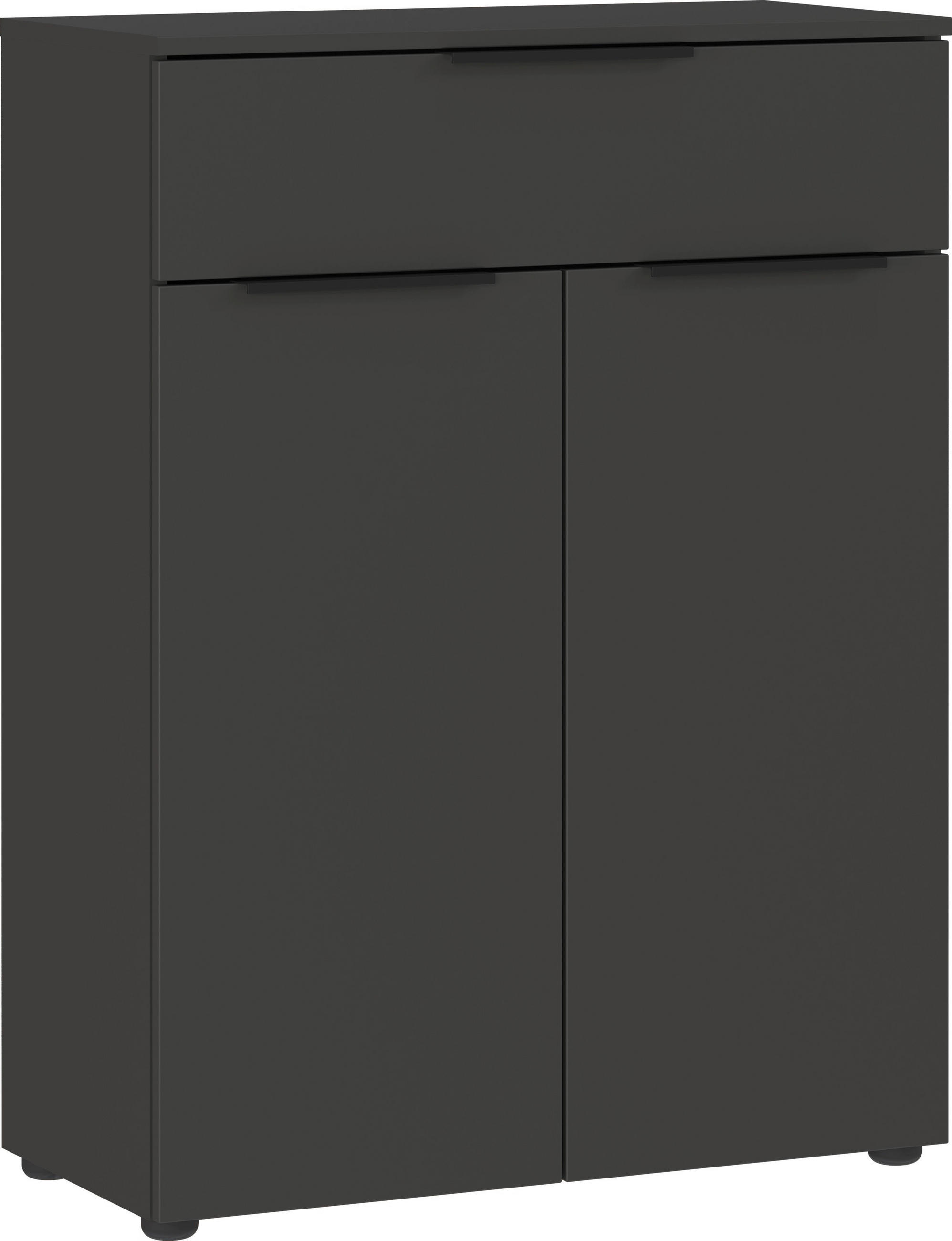 UNTERSCHRANK 71/95/34 cm   - Graphitfarben/Schwarz, MODERN, Holzwerkstoff/Kunststoff (71/95/34cm) - Germania