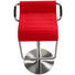 BARHOCKER in Rot, Chromfarben - Chromfarben/Rot, Design, Textil/Metall (47/70-97/42cm) BARHOCKER in Rot, Chromfarben - Chromfarben/Rot, Design, Textil/Metall (47/70-97/42cm)