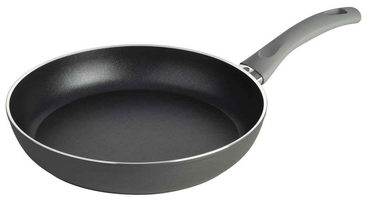 BRATPFANNE Lazise PTFE-Antihaftbeschichtung 24 cm  - Schwarz, Basics, Metall (24cm) - Ballarini