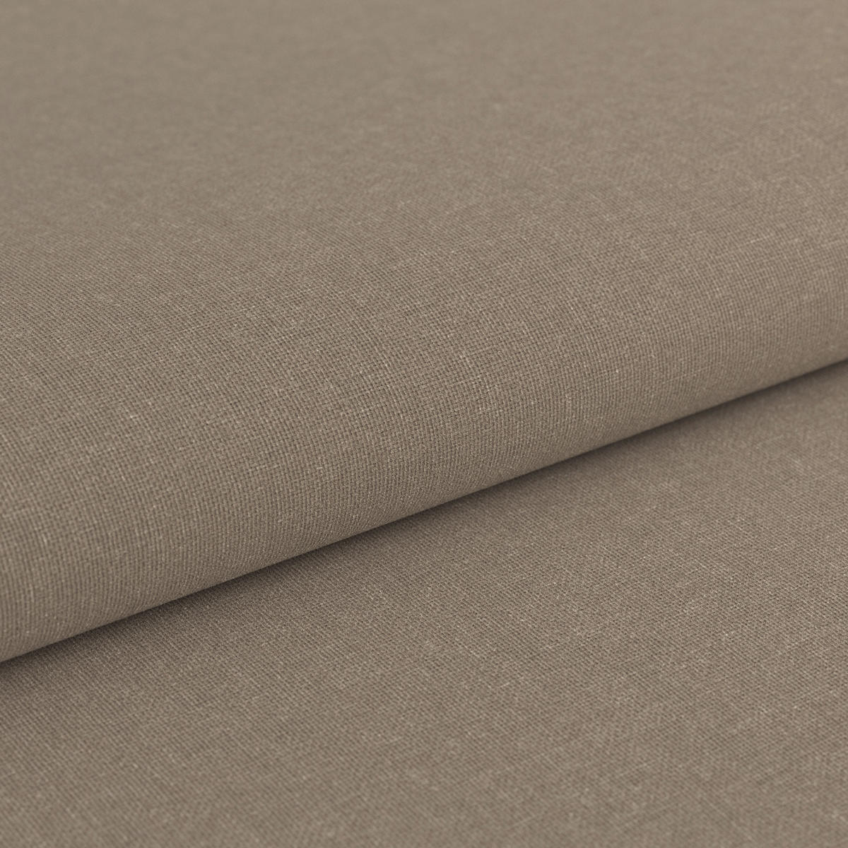 BOXSPRINGSOFA in Flachgewebe Taupe  - Taupe/Silberfarben, Design, Textil/Metall (202/96/105cm) - MID.YOU