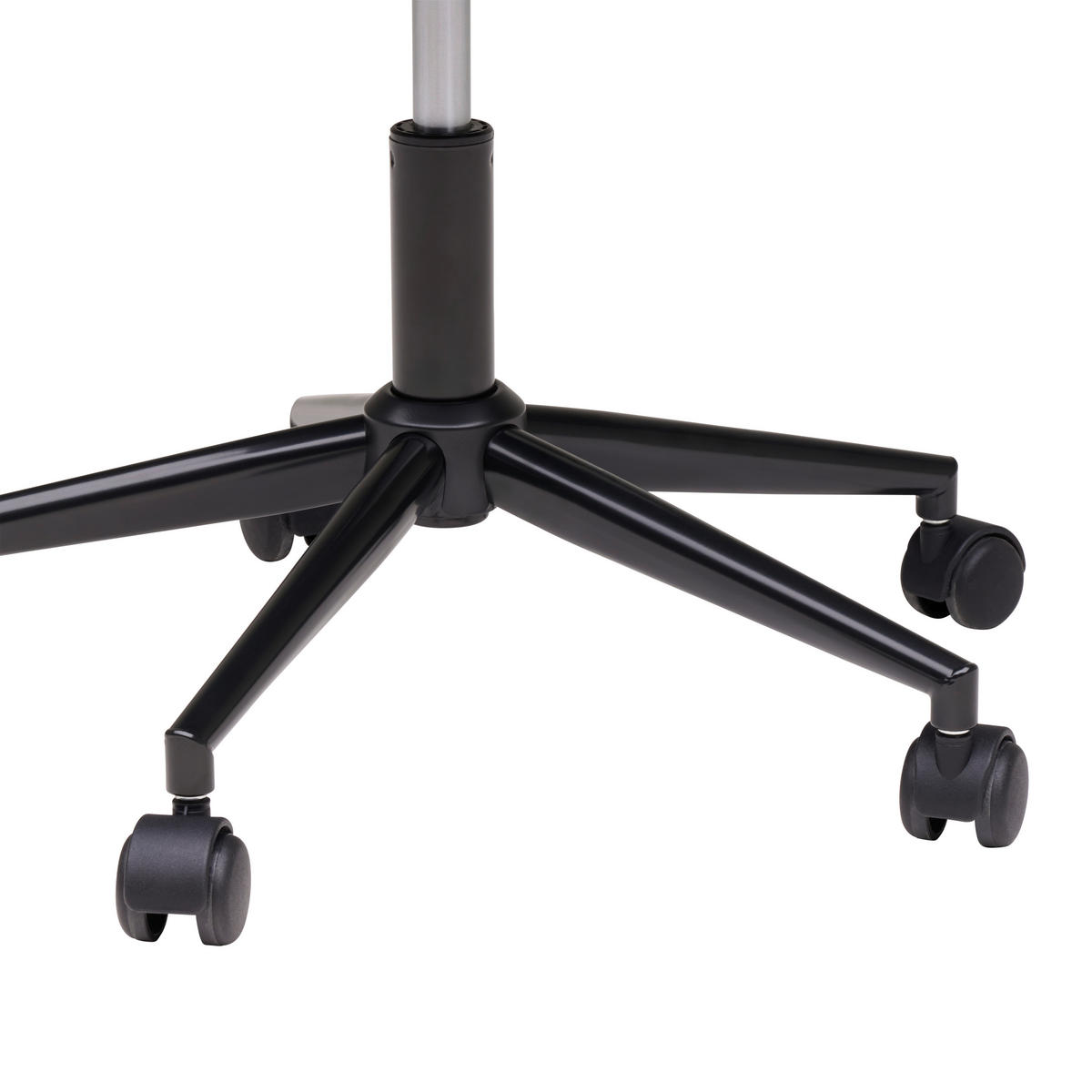 OTOČNÁ ŽIDLE, tkaná látka, černá, světle hnědá - černá/světle hnědá, Moderní, kov/textil (60/99-109/64cm) - MID.YOU