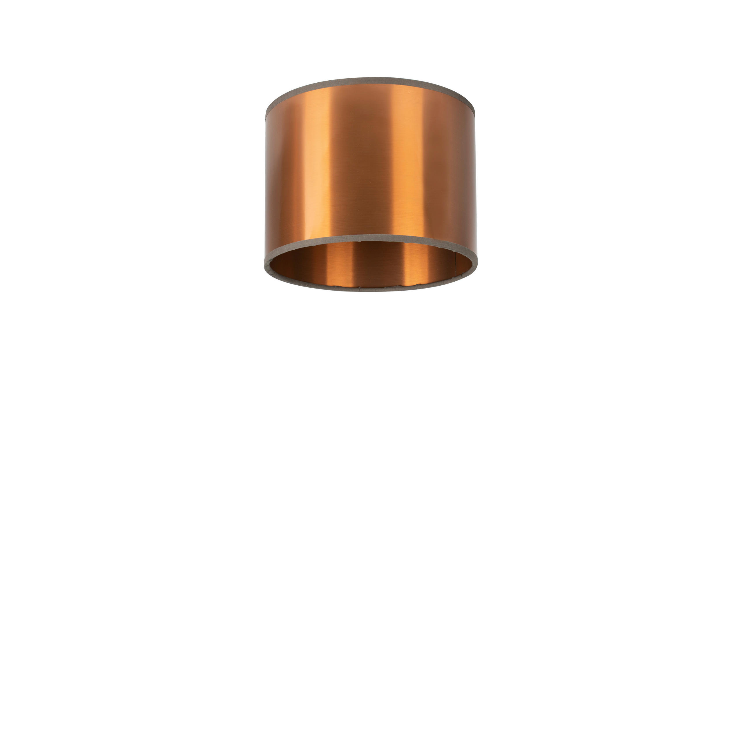 LEUCHTENSCHIRM Kupfer 25/23 cm   - Kupferfarben, Basics, Textil/Metall (25/23cm)