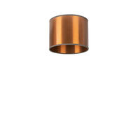 LEUCHTENSCHIRM 25/23 cm   - Kupferfarben, Basics, Textil/Metall (25/23cm)