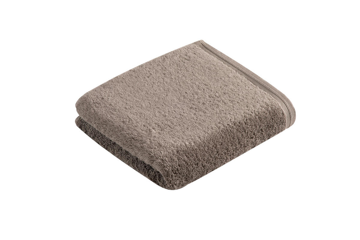 RUČNÍK, 50/100 cm, šedá - šedá, Basics, textil (50/100cm) - Vossen