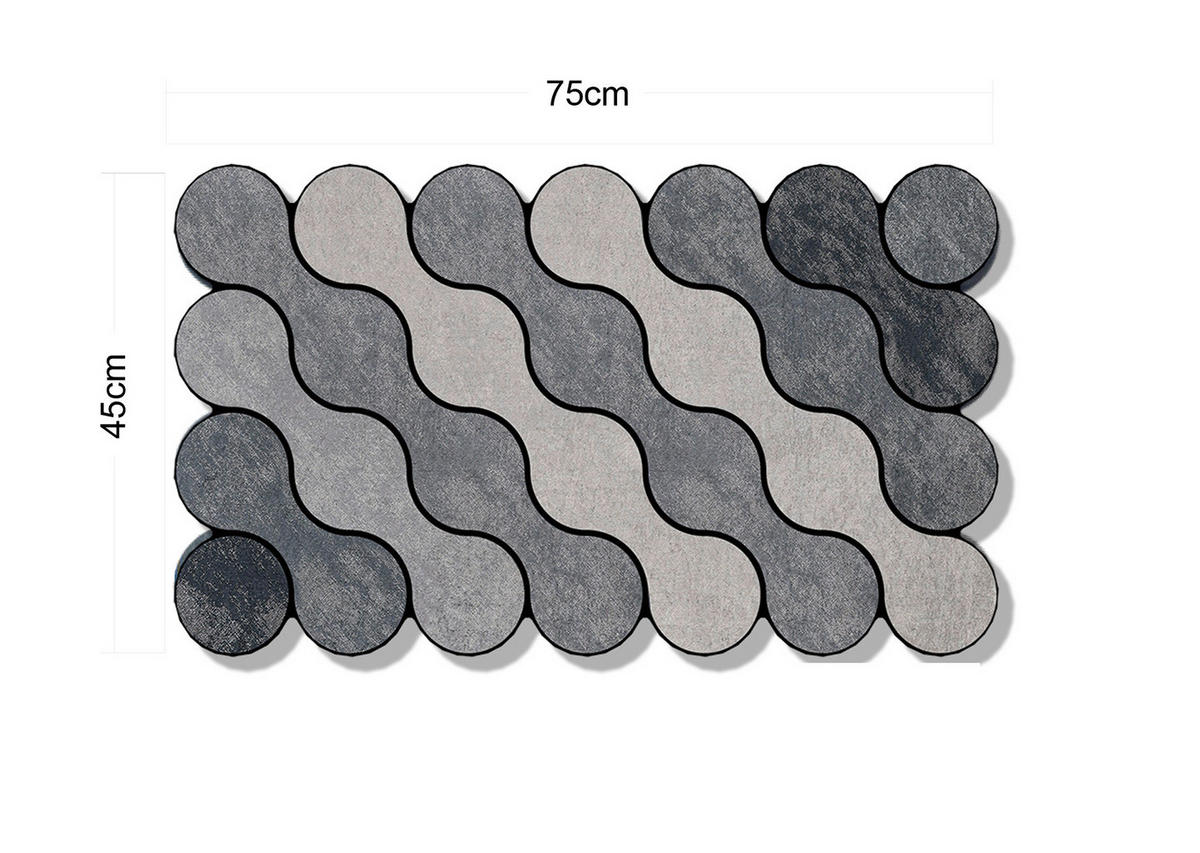 LÁBTÖRLŐ  - Basics, műanyag (75/45cm)