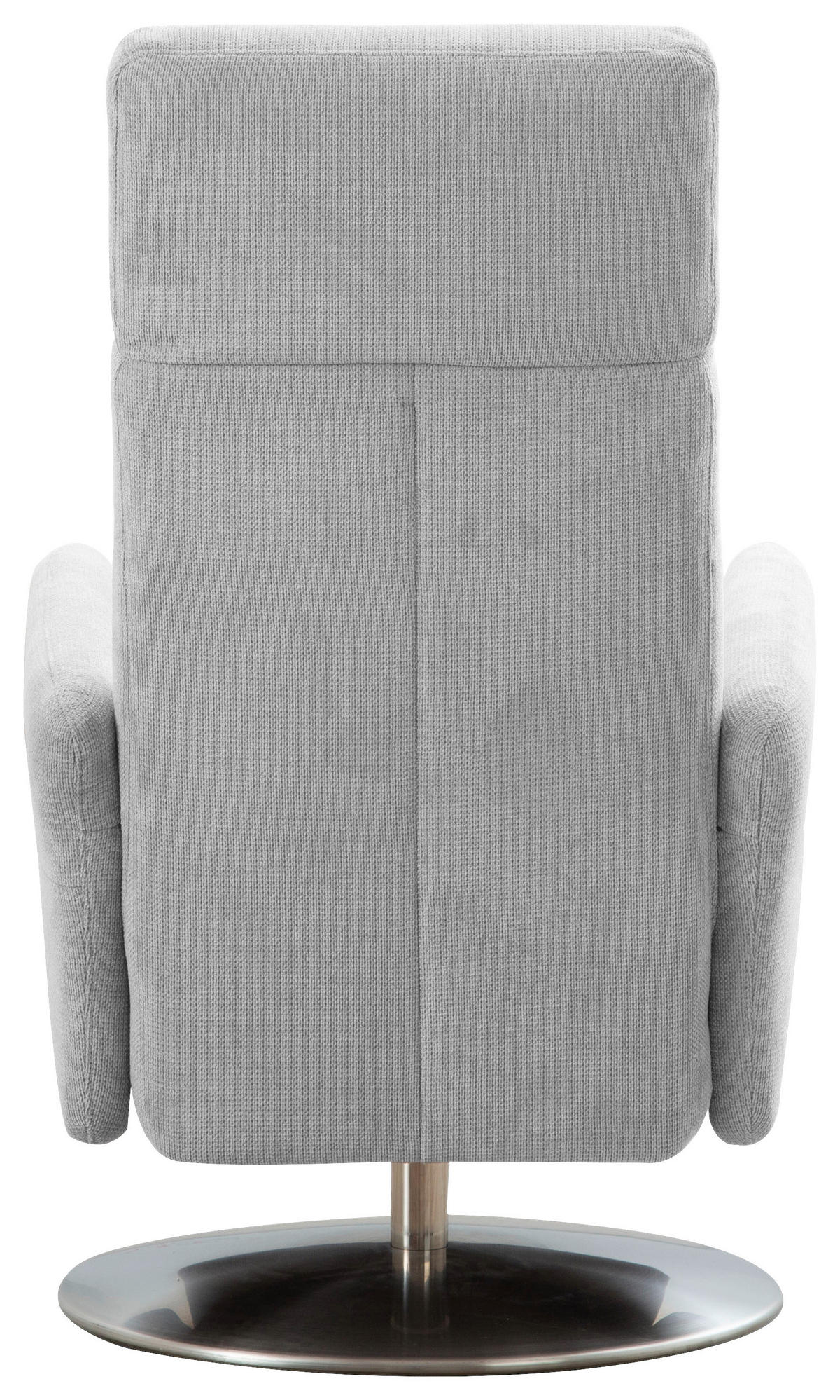 RELAXAČNÉ KRESLO, textil, svetlosivá - svetlosivá/chrómová, Konventionell, kov/textil (71/110/82cm) - Sit & More
