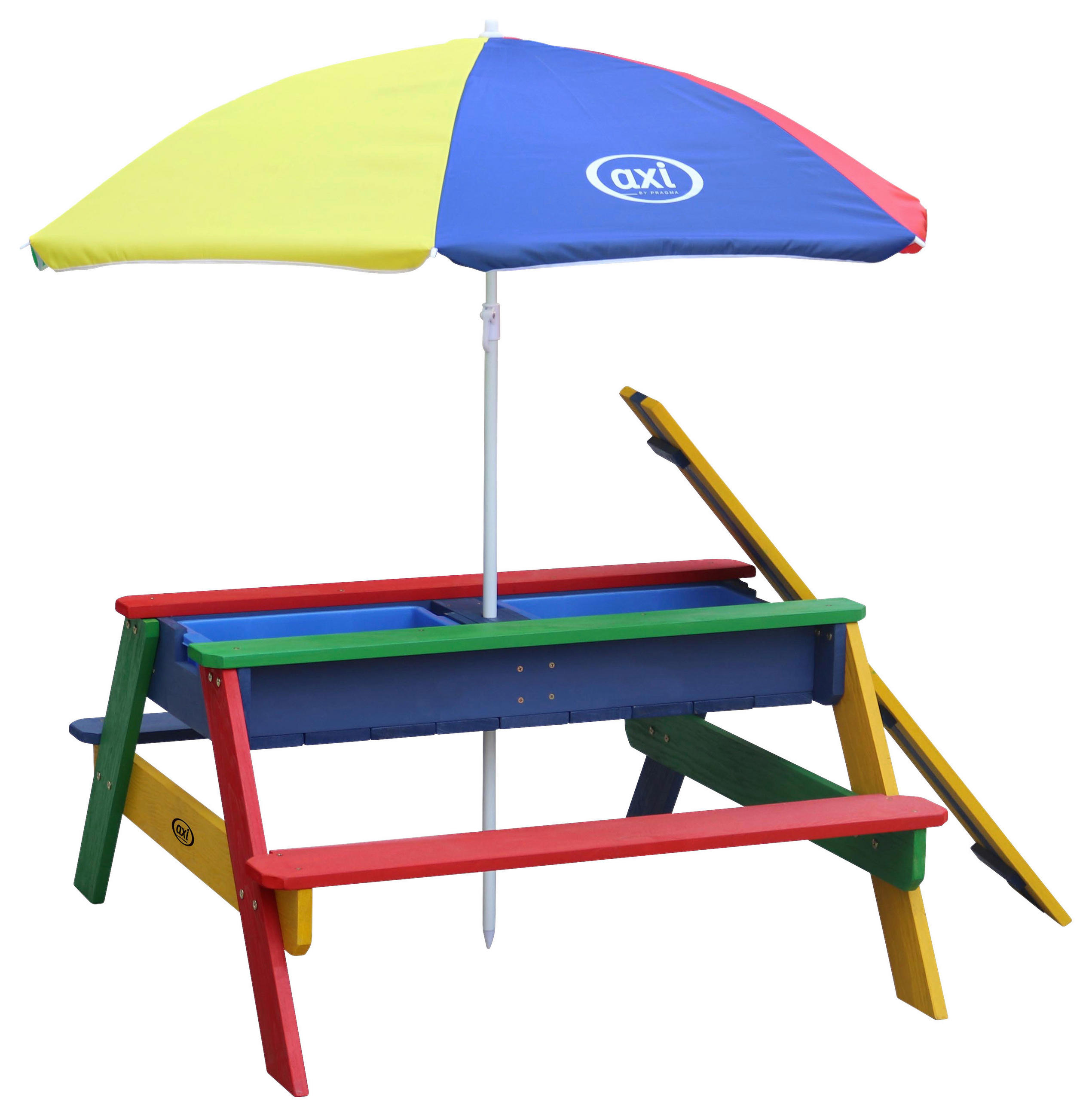SAND- UND WASSERTISCH Holz, Kunststoff Multicolor  - Blau/Multicolor, KONVENTIONELL, Holz/Kunststoff (97,7/48,7/95cm) - Ambia Garden