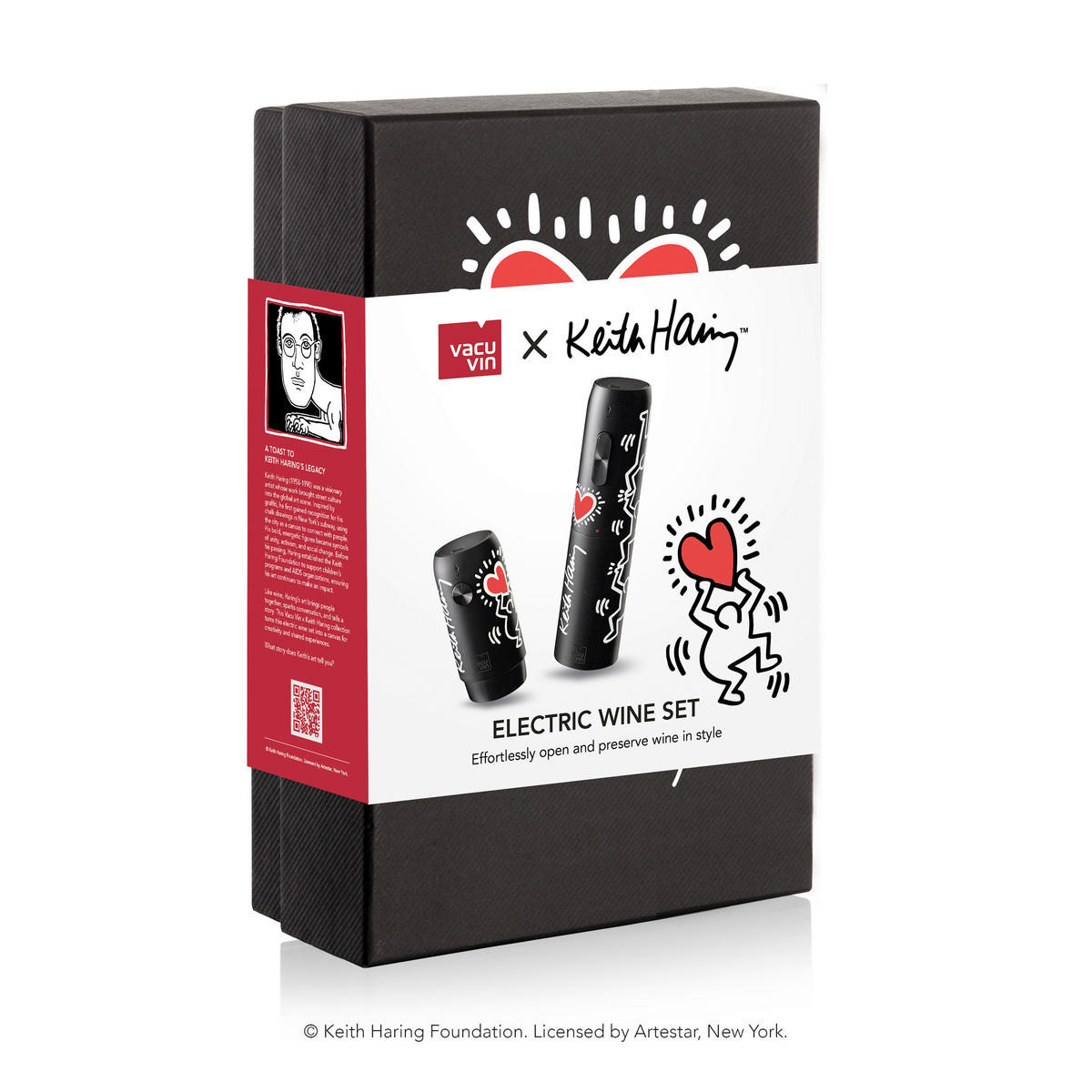 VINSKI SET - višebojna/crna, Osnovno, metal/plastika (23.2/5.9/14.9cm) - Vacu Vin