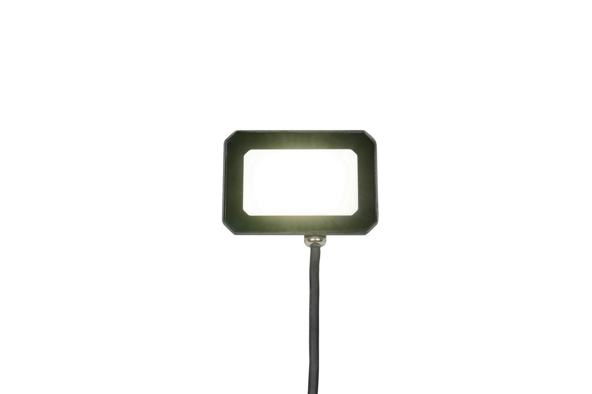 AUSSENWANDLEUCHTE - Schwarz/Grau, Design, Glas/Metall (8,5/12/8,5cm)