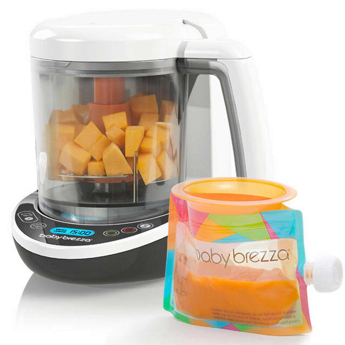BABYNAHRUNGSZUBEREITER  - Weiss, Basics, Kunststoff (20,2/19,2/19,2cm) - Baby Brezza