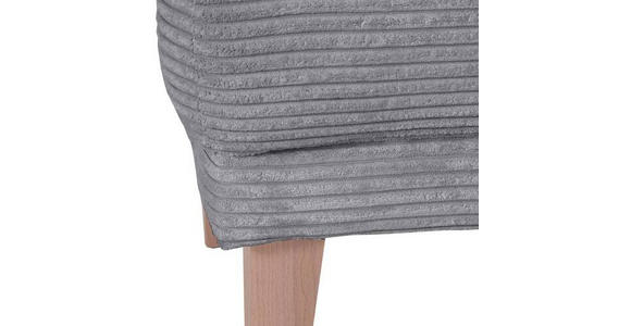SITZBANK FREDERICO - Eichefarben/Anthrazit, Design, Holz/Textil (170/83/70cm) - Landscape