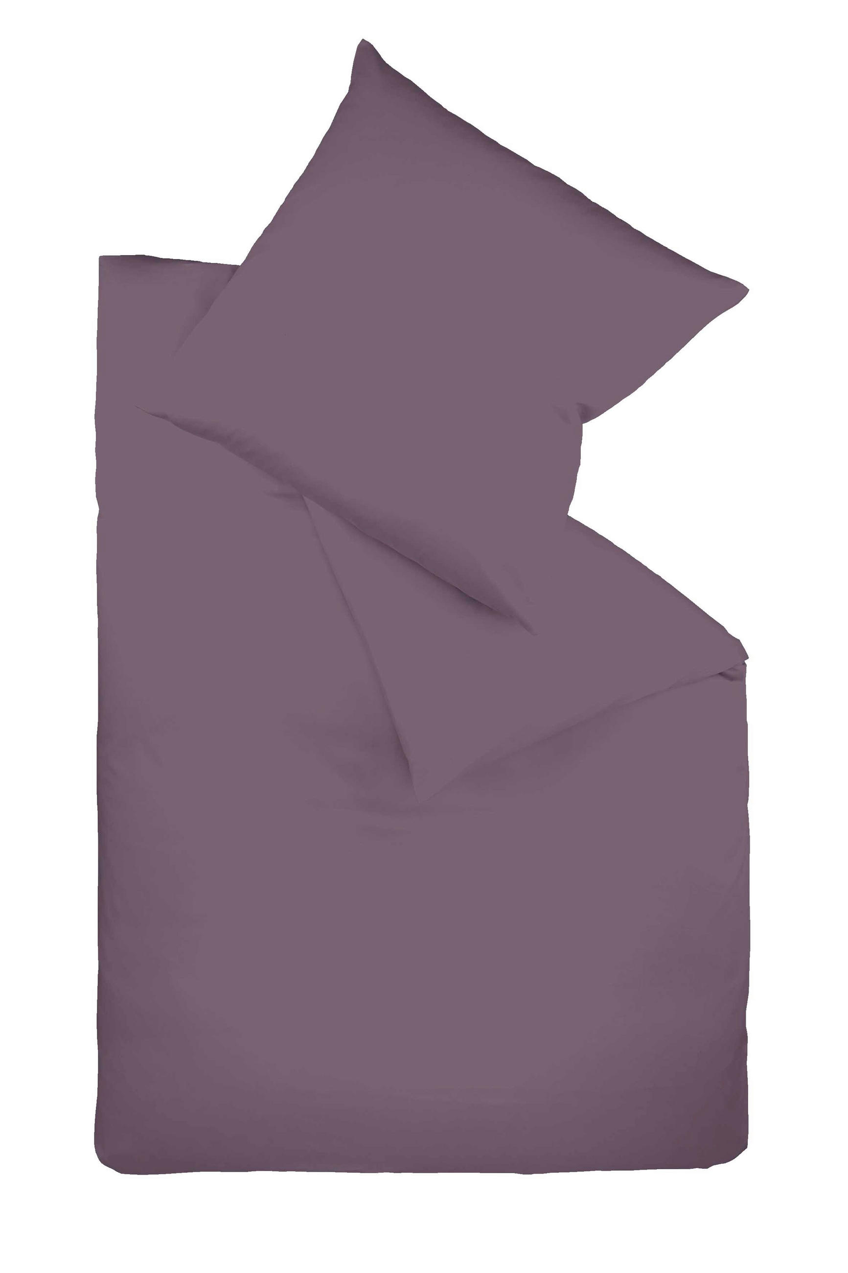 BETTWÄSCHE Satin 200/220 cm  - Lila, Basics, Textil (200/220cm) - Fleuresse