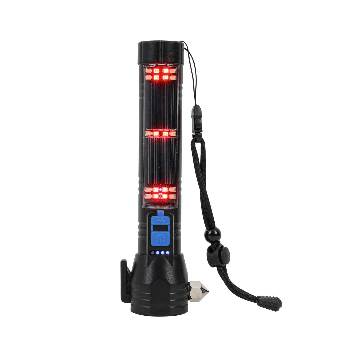 ELEMLÁMPA - fekete/áttetsző, Basics, műanyag/fém (20/3,2/4,5cm) - Boxxx