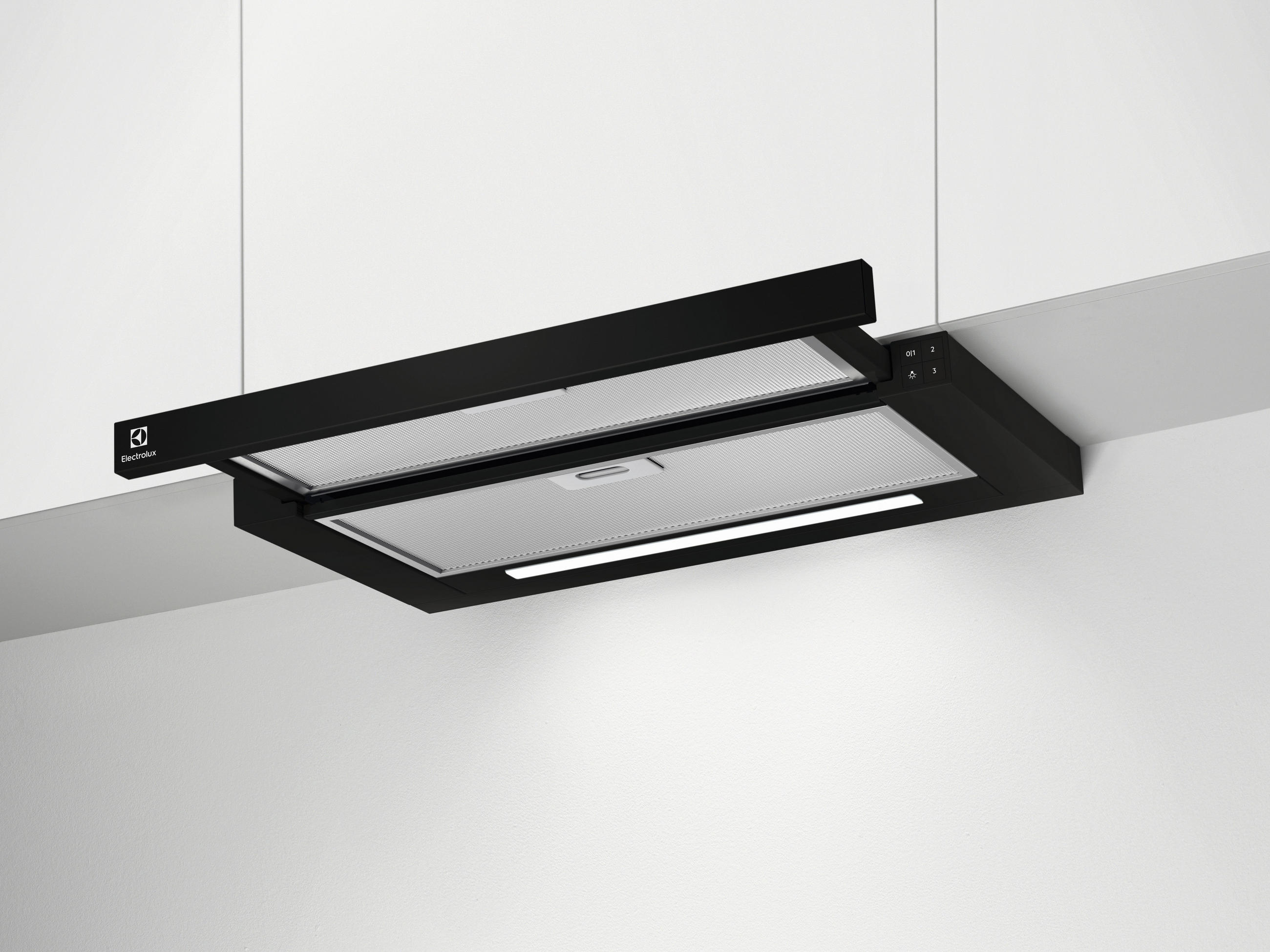 DUNSTABZUGSHAUBE LFP616K  - Edelstahlfarben/Schwarz, Basics, Metall (59,8/39,5/30,0cm) - Electrolux
