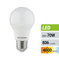 LED FILAMENT IZZÓ   7 W E27  - magasfényű fehér, Basics, műanyag (6/10.8cm)