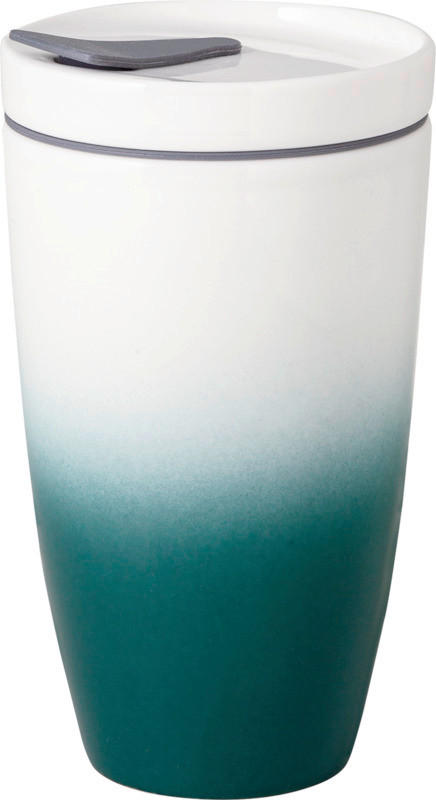 ELVITELES KÁVÉSBÖGRE 0,35 l  - sötétzöld, Basics, műanyag/kerámia (350ml) - like.Villeroy & Boch