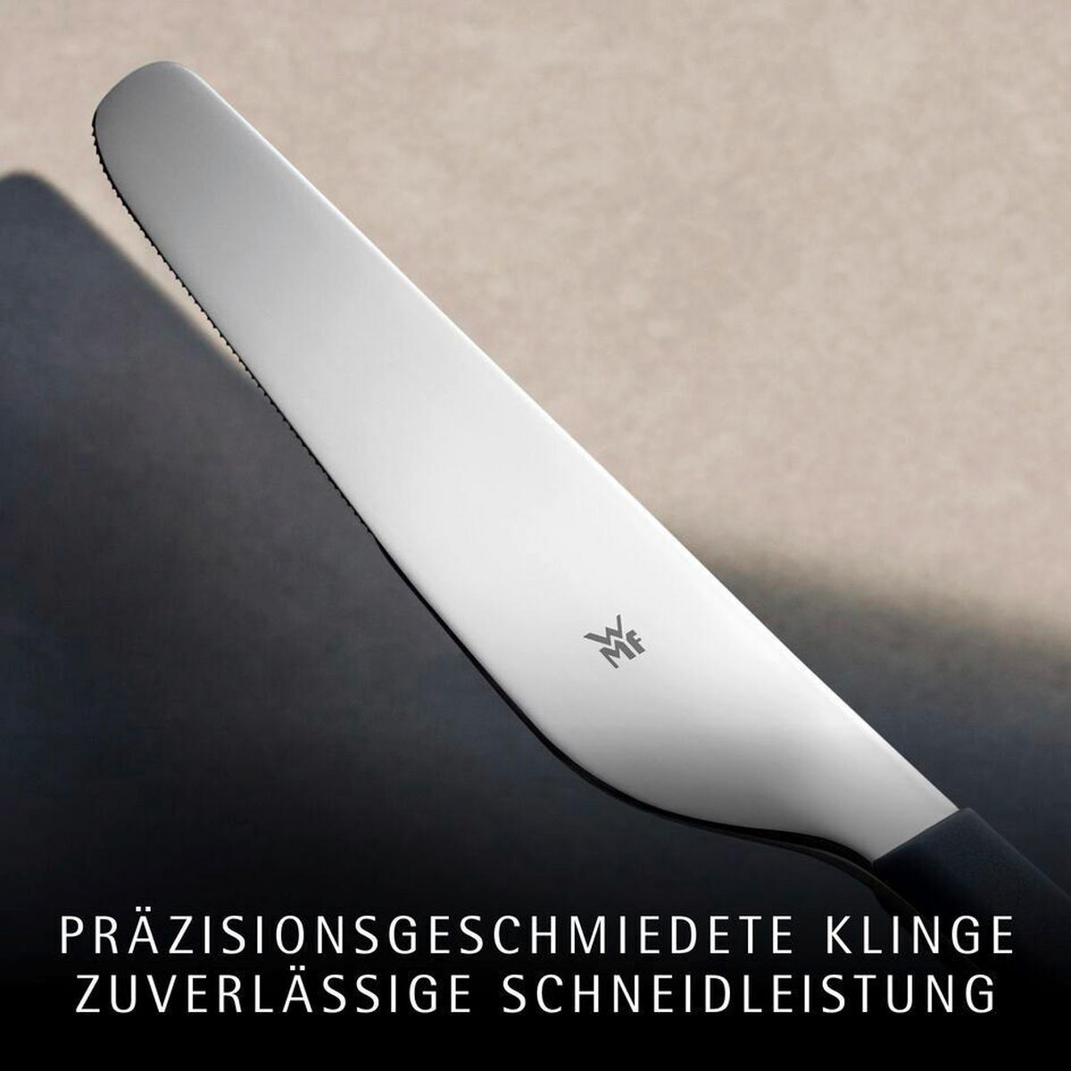 BESTECKSET Emotion 30-teilig Edelstahl  für 6 Personen  - Blau, Basics, Metall (12,5/12,5/25cm) - WMF