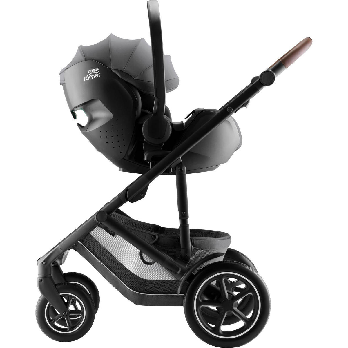KINDERWAGEN  Smile 5Z  Mineral Grey  - Grau, Basics, Textil/Metall (57/112/97.7cm) - Britax Römer