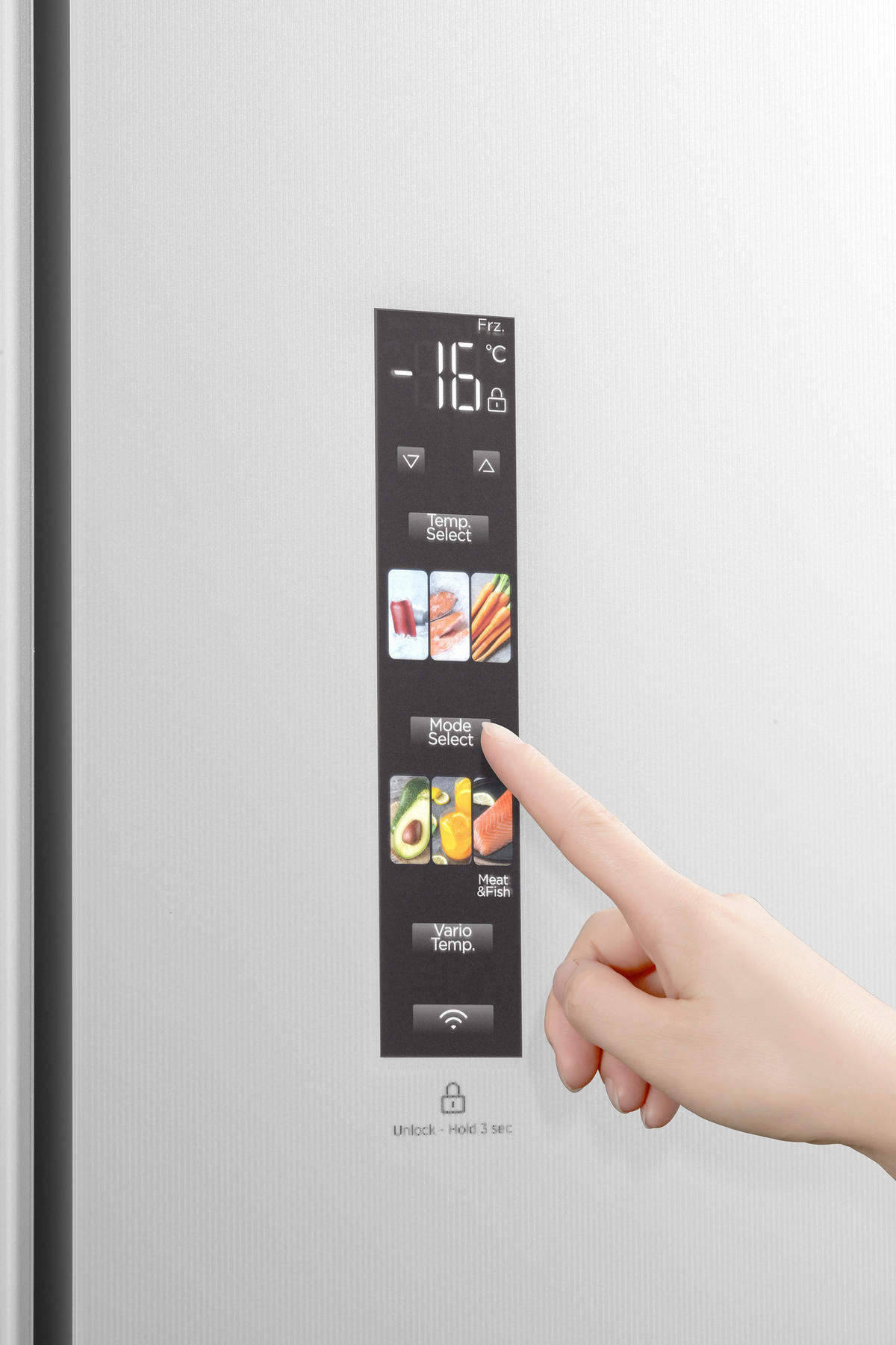 FRENCH-DOOR 75.3/191/60 cm MDRF600BIE36  - Weiß, Basics, Glas/Kunststoff (75.3/191/60cm) - Midea