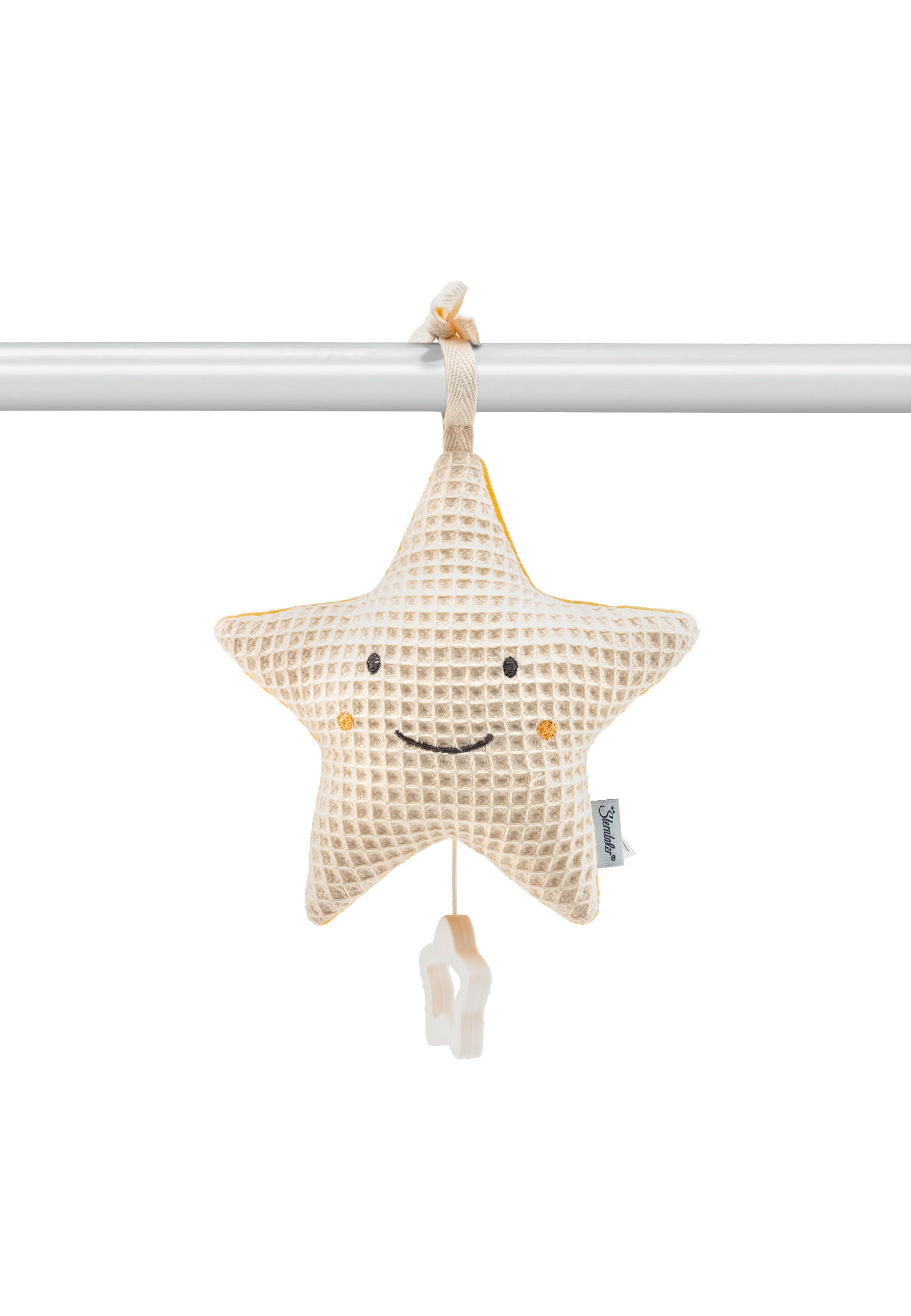 SPIELUHR  - Ecru, Basics, Textil (16/18/6cm) - Sterntaler