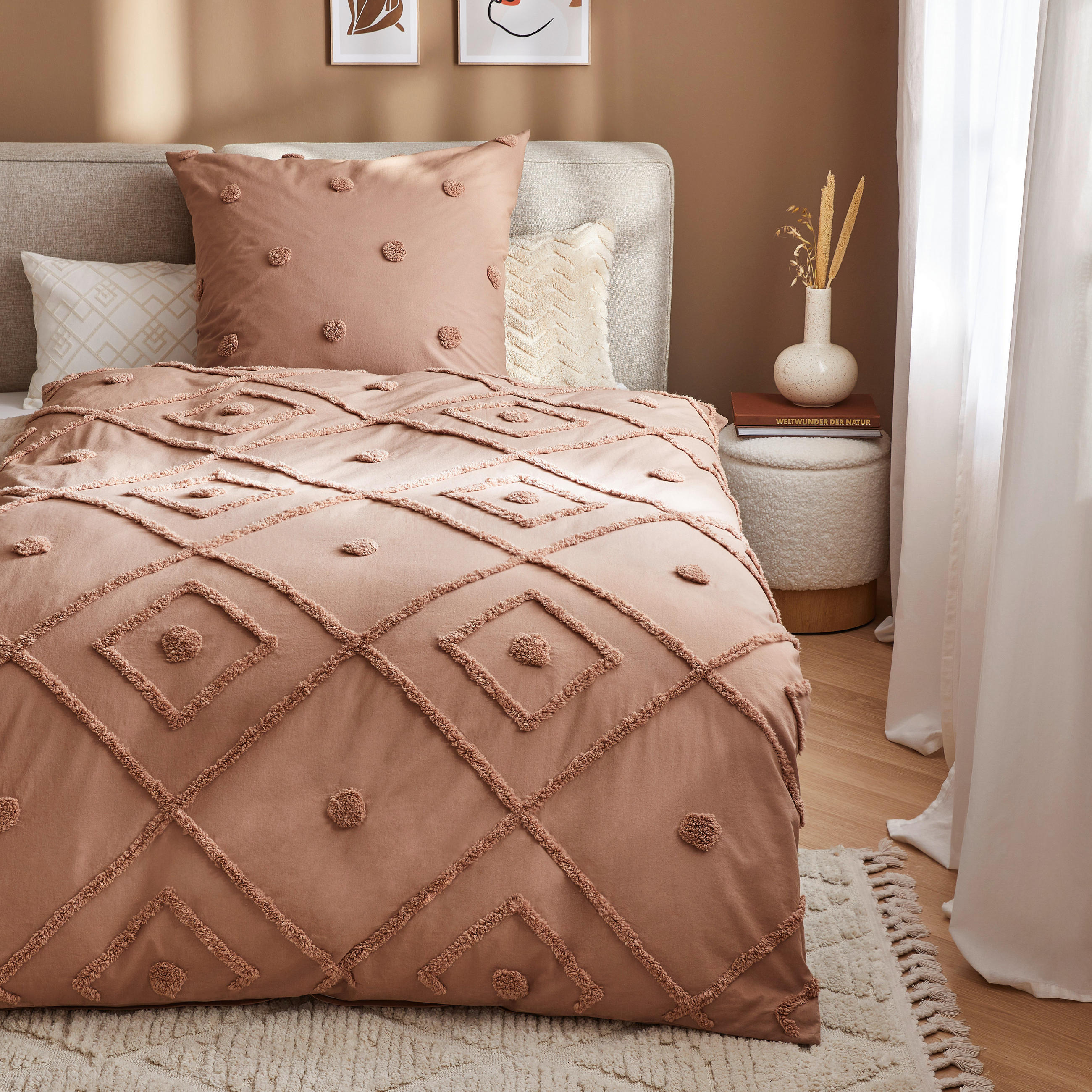 POVLEČENÍ, renforcé, hnědá, 135/200 cm - hnědá, Trend, textil (135/200cm) - Ambiente