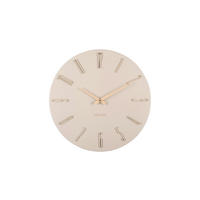 WANDUHR Esmerado Weiß  - Weiß, Basics, Metall (40cm) - Karlsson