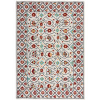 TKANÝ KOBEREC, 160/230 cm krémová, červená - krémová/červená, Konventionell, textil (160/230cm) - Flair Rugs