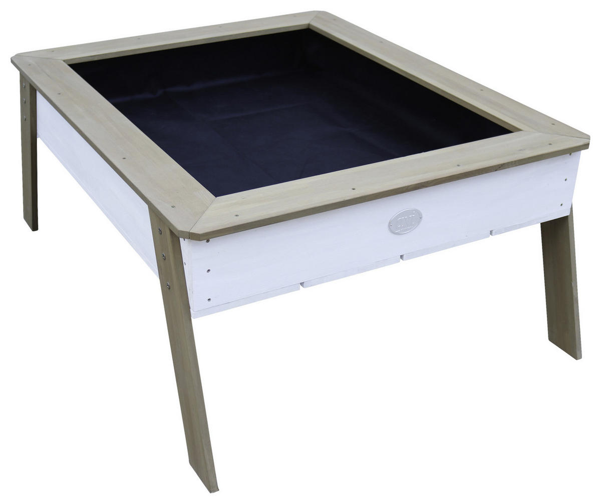 HOCHBEET & SANDTISCH LINDA  - Blau/Weiß, KONVENTIONELL, Holz (94/50/110cm) - Ambia Garden