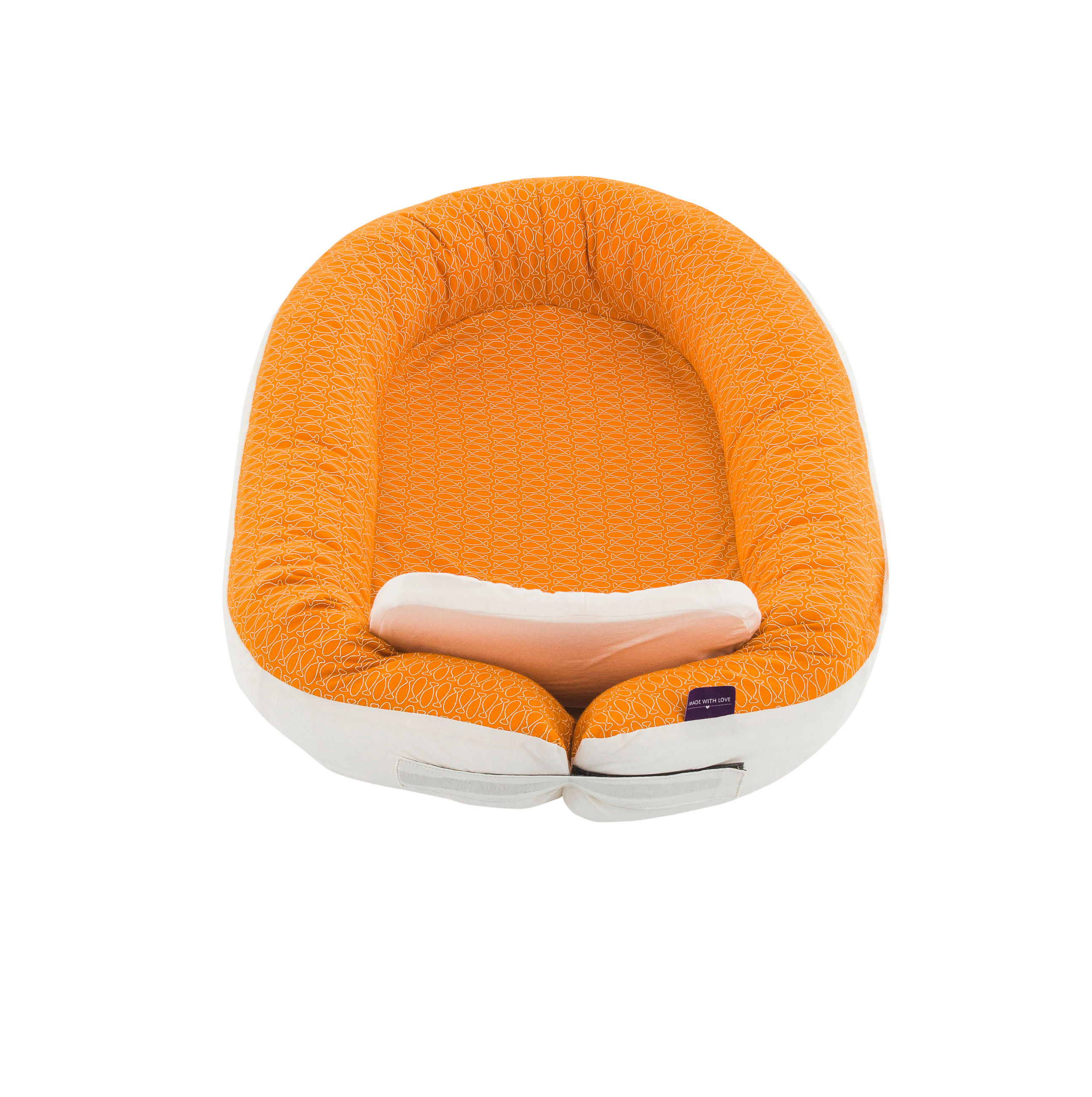 KUSCHELNEST Home Comfort  76/52/8 cm   - Goldfarben/Naturfarben, Basics, Textil (76/52/8cm) - Träumeland
