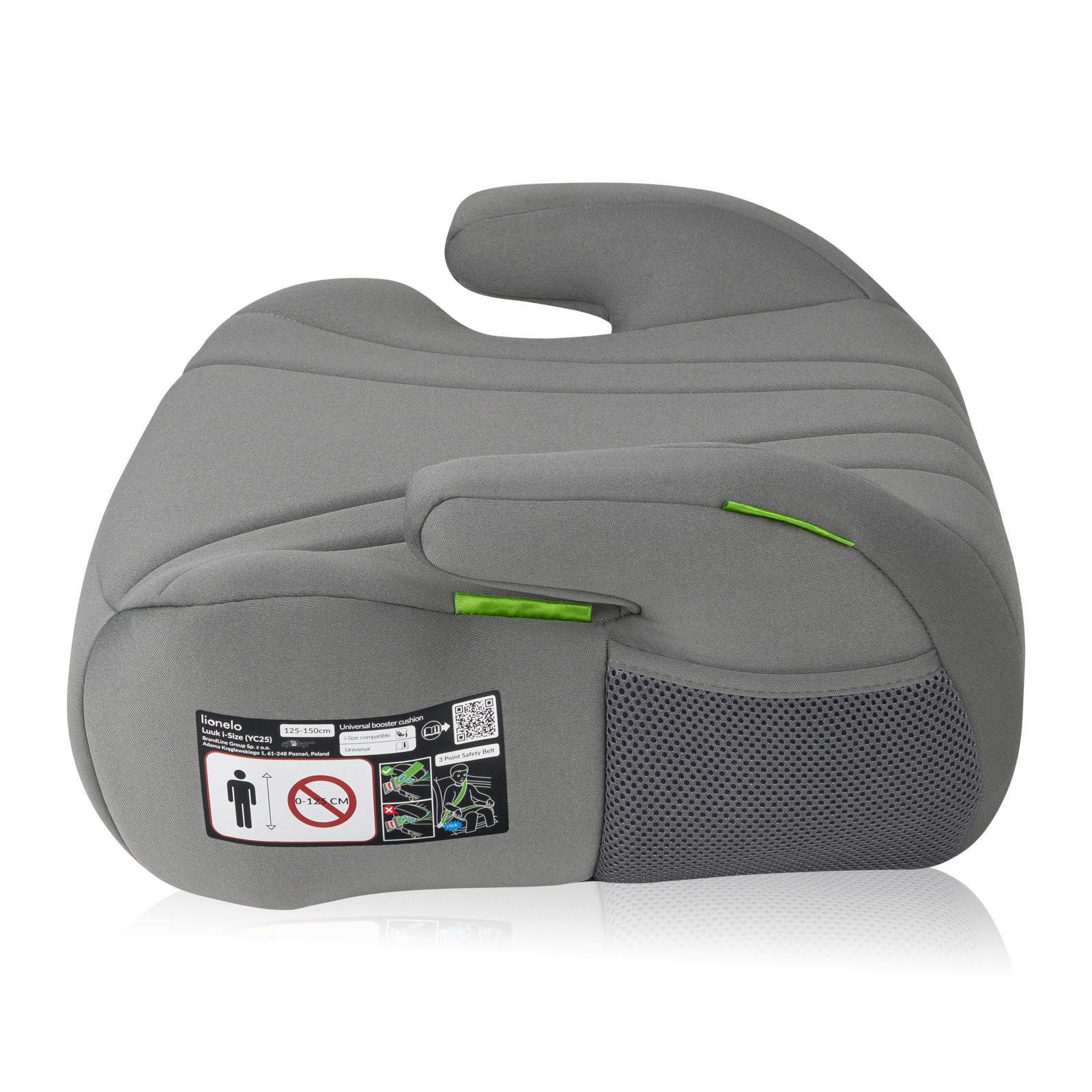 KINDERAUTOSITZ Luuk i-Size  - Grau, Basics, Kunststoff (40.5/36/18cm) - Lionelo