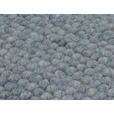 HANDWEBTEPPICH 150/150 cm Helsinki Blau, Grau  - Blau/Grau, Basics, Textil (150/150cm) - Linea Natura