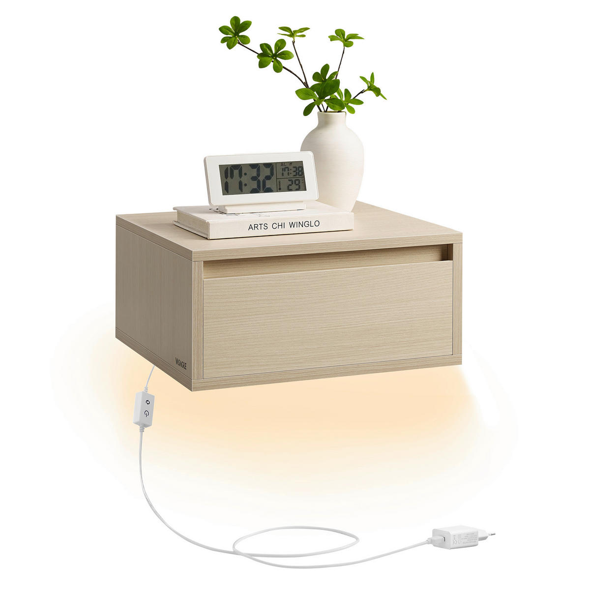 NACHTTISCH 40/18/35 cm  - Beige, MODERN, Holzwerkstoff (40/18/35cm) - MID.YOU