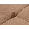 ECKSOFA Rosa Plüsch Zierkissen, Rückenkissen, Bettkasten, Schlaffunktion, Rücken echt, Liegefläche im Originalstoff  - Schwarz/Rosa, KONVENTIONELL, Kunststoff/Textil (253/192cm) - Carryhome