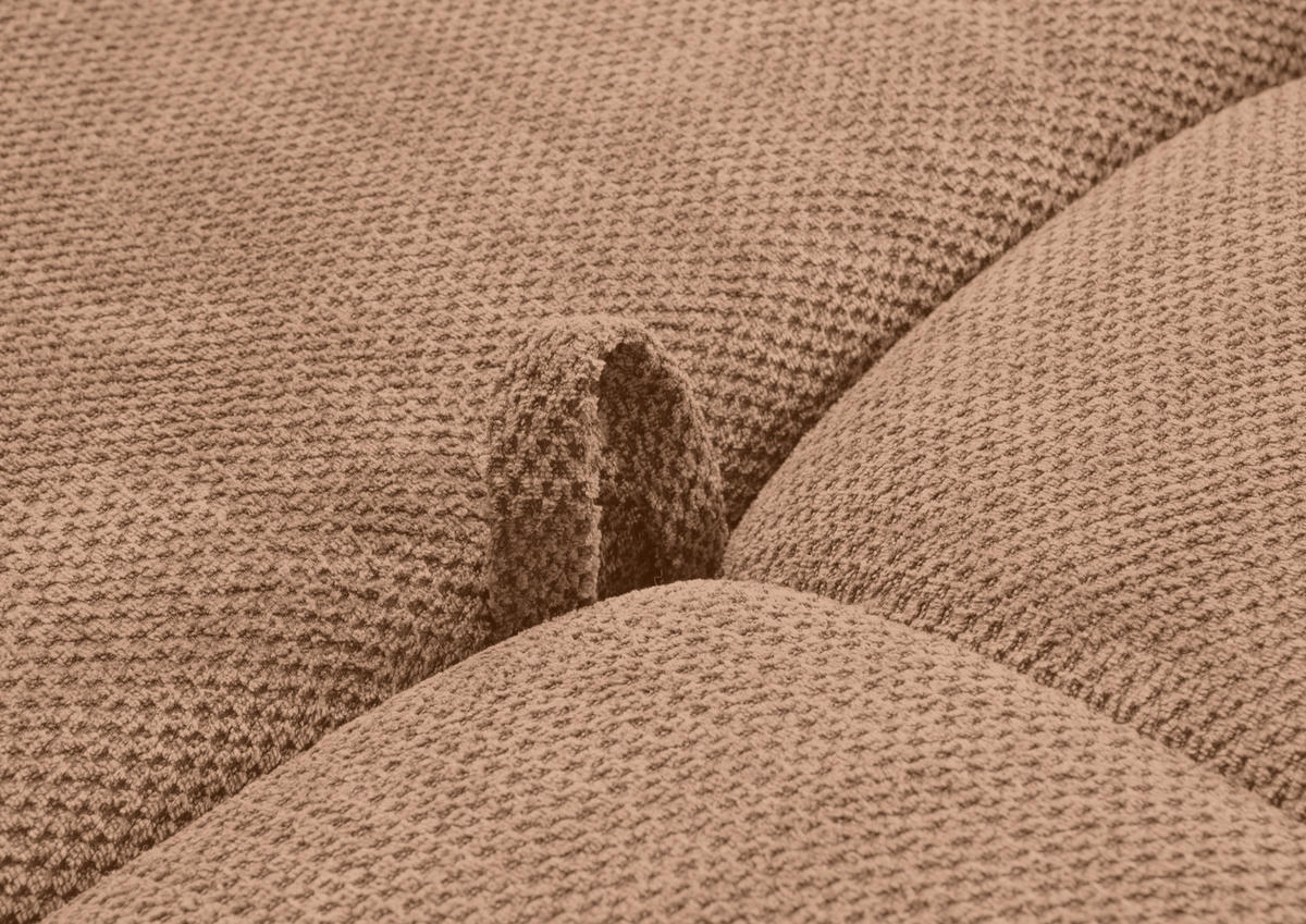 ECKSOFA Rosa Plüsch Zierkissen, Rückenkissen, Bettkasten, Schlaffunktion, Rücken echt, Liegefläche im Originalstoff  - Schwarz/Rosa, KONVENTIONELL, Kunststoff/Textil (253/192cm) - Carryhome