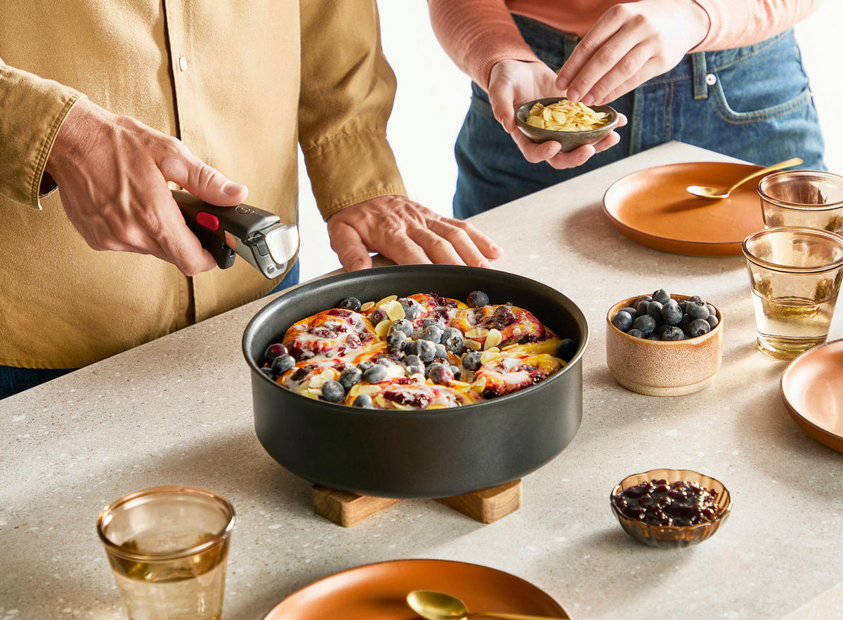 SET LONACA ZA KUHANJE 8/1  Excellence plus Ingenio  - crna, Basics, metal - Tefal