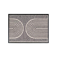 FUßMATTE 67/100 cm Bellevue  - Creme/Schwarz, Design, Textil (67/100cm) - Schöner Wohnen