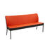 SITZBANK in Anthrazit, Orange - Anthrazit/Orange, Design, Leder/Textil (180/89/65cm) - Bert Plantagie SITZBANK in Anthrazit, Orange - Anthrazit/Orange, Design, Leder/Textil (180/89/65cm) - Bert Plantagie