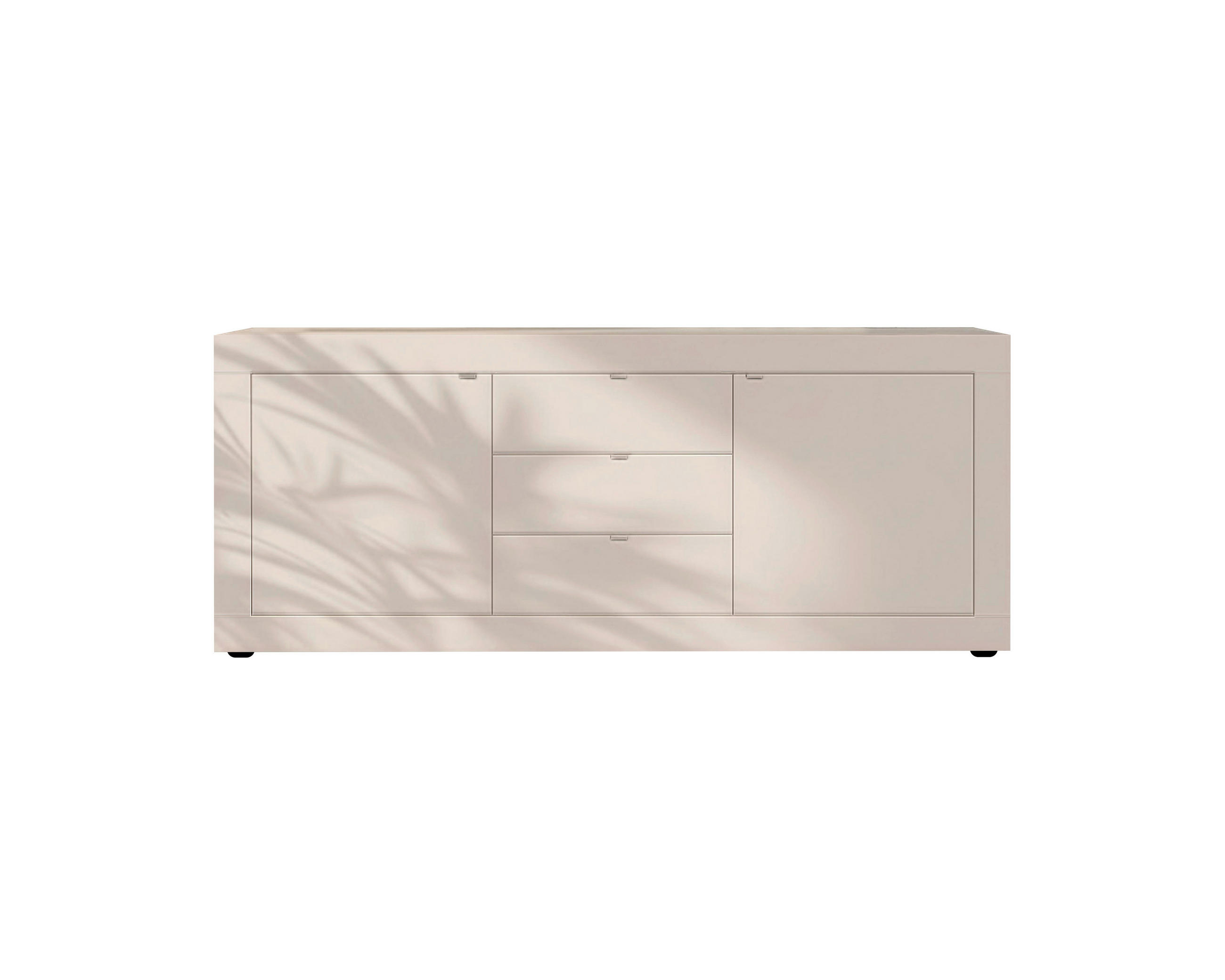 MID.YOU ŠIROKÁ KOMODA, kašmírová, 210/86/43 cm