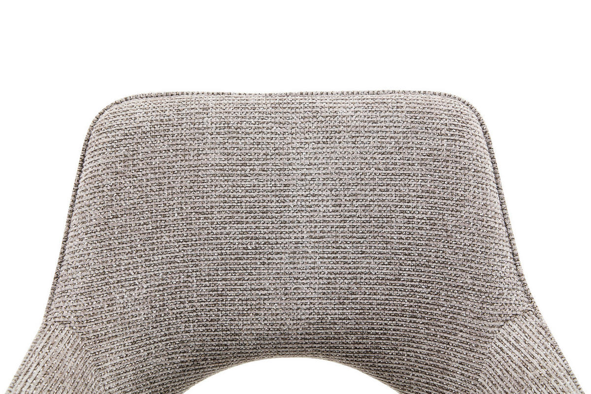 STOLICA S NASLONOM ZA RUKE  taupe, boje oraha  drvo, metal, tekstil      - boje oraha/taupe, Moderno, drvo/metal (60/89/65,5cm) - Livetastic