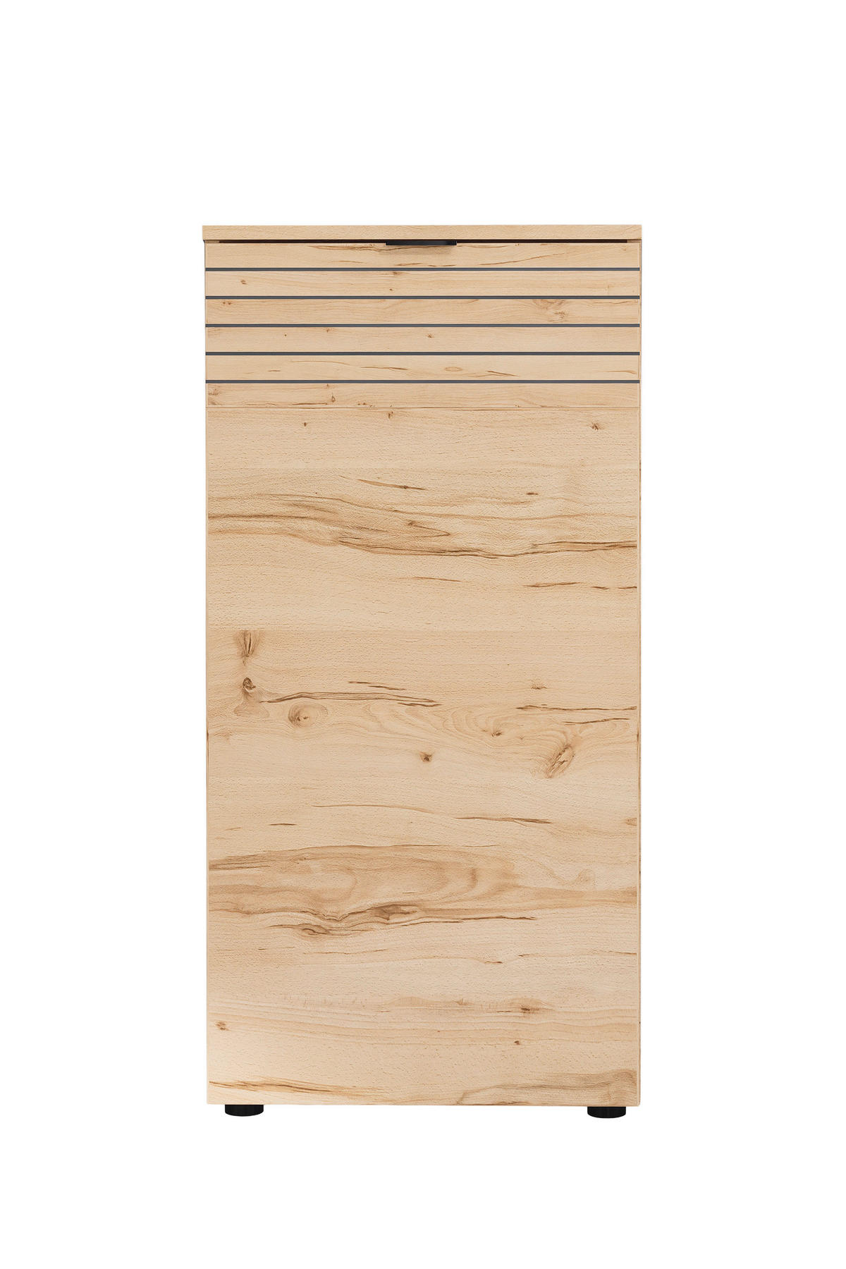 SCHUHSCHRANK Buchefarben  - Buchefarben/Schwarz, Design, Holzwerkstoff/Metall (50/103/38cm) - MID.YOU