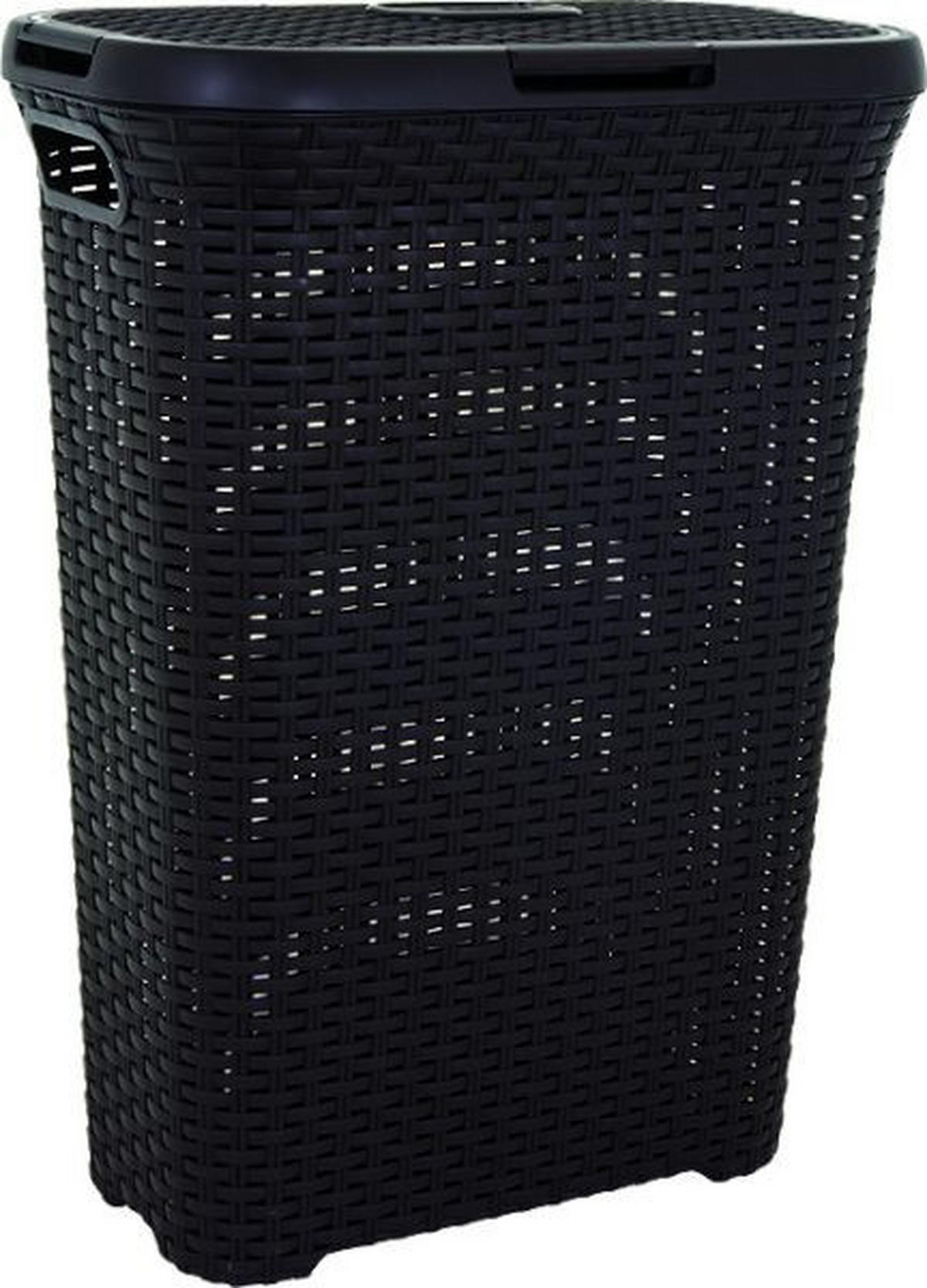 KOŠARA ZA PERILO - rjava, Basics, umetna masa (44/26/61cm) - Curver
