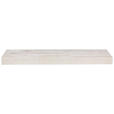 WANDBOARD Weiß, Eichefarben  - Eichefarben/Weiß, Design, Holzwerkstoff (60/3,8/23,5cm) - Carryhome