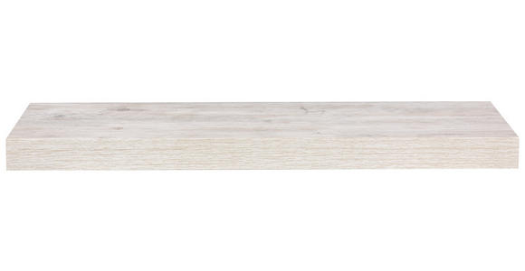 WANDBOARD Weiß, Eichefarben - Eichefarben/Weiß, Design, Holzwerkstoff (60/3,8/23,5cm) - Carryhome