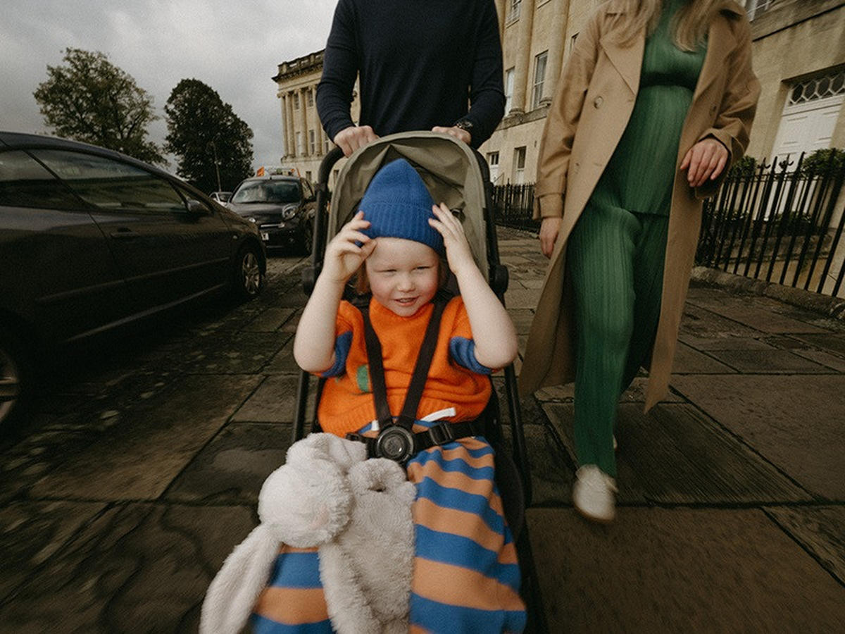 KIŠOBRAN KOLICA  METRO 3  - svijetlo zelena/crna, Basics, tekstil/metal (23/44/56cm)